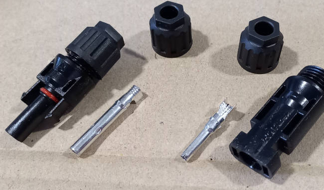 Lot De 2 Connecteurs MC4 étanches IP67 Avec Diode De Blocage - Pour Panneaux Solaires 10A à 30A, 1000V - Haute Qualité